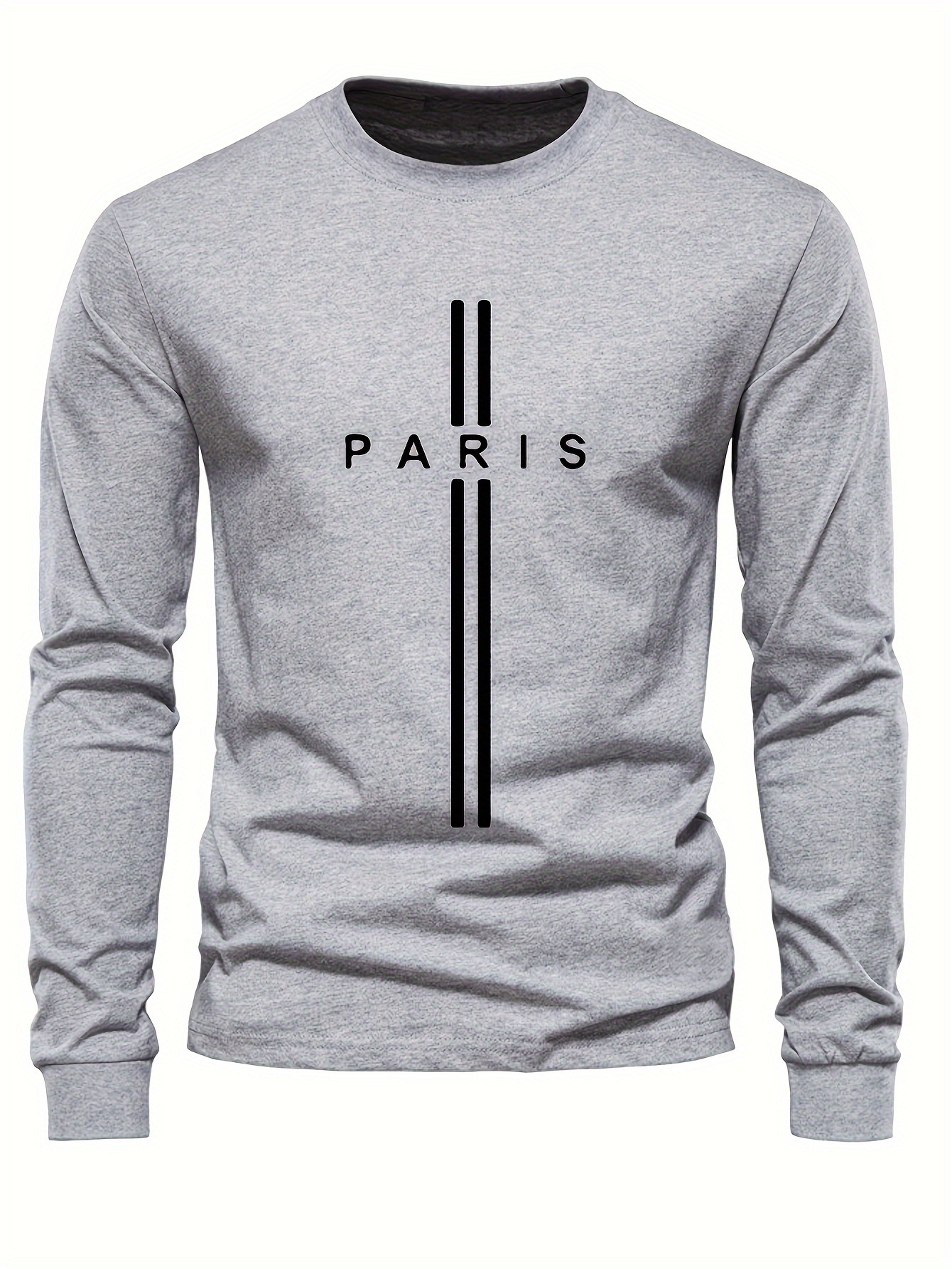 paris print mens graphic design crew neck long sleeve active t shirt tee casual comfy shirts for spring summer autumn mens clothing tops details 9