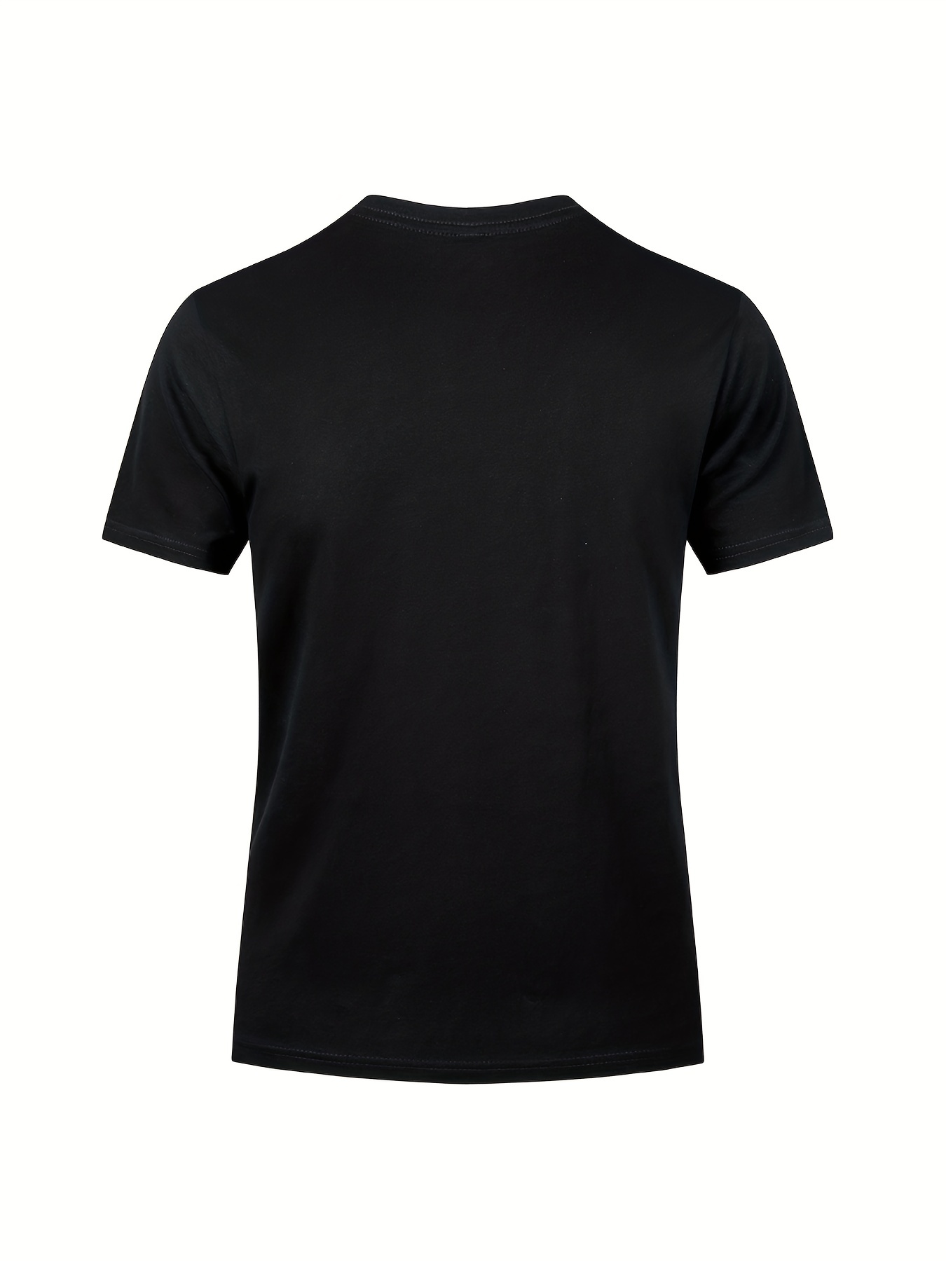 5pcs mens casual solid lightweight crew neck t shirts set for summer outdoor details 9